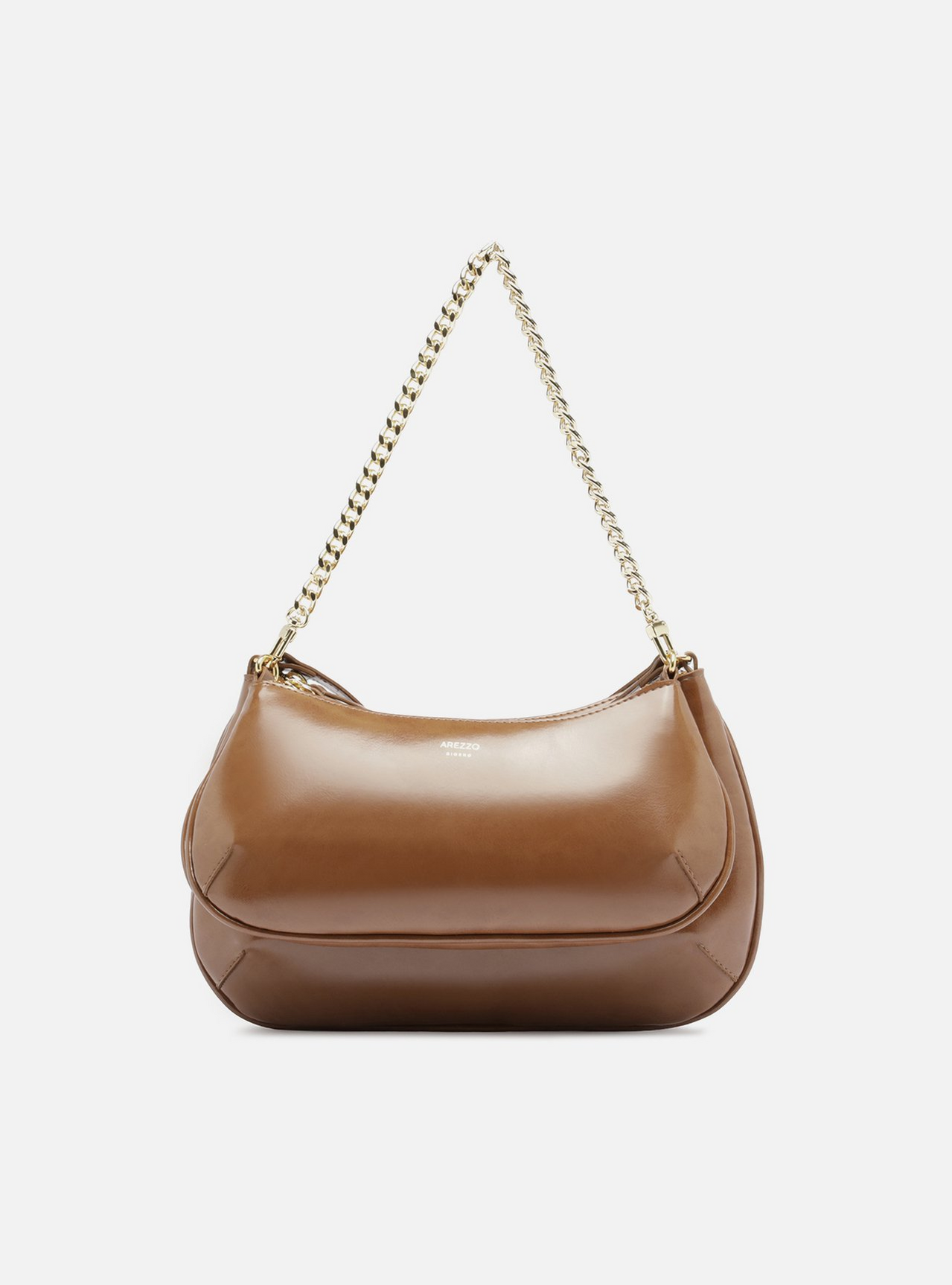 Bolsa Tiracolo Marrom Média Corrente | ZZ MALL