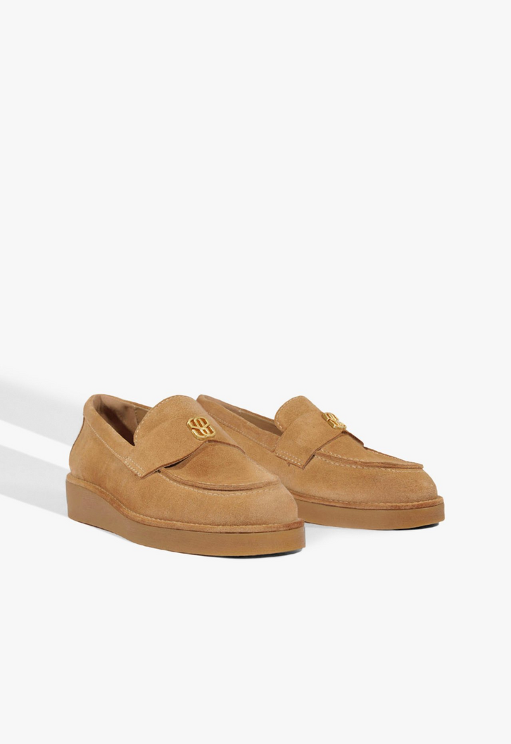 Mocassim Shop Heavy Suede Bege | ZZ MALL