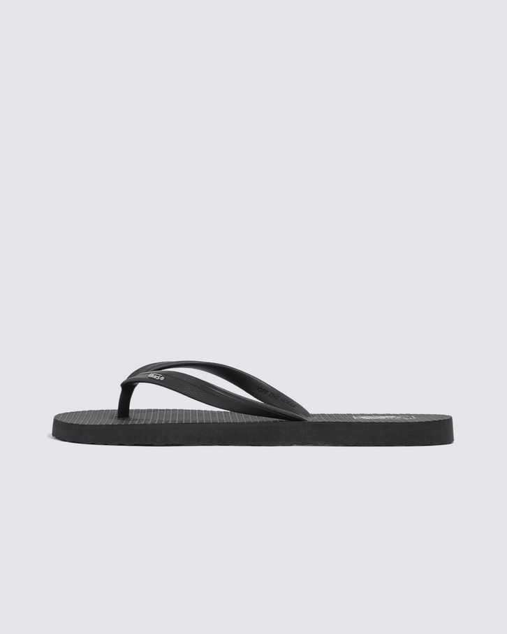 Chinelo Vans Makena Feminino Black Silver
