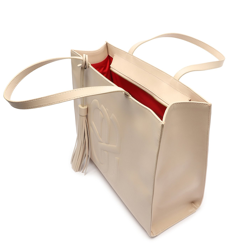 Bolsa Shopping Creme Schutz Kelly