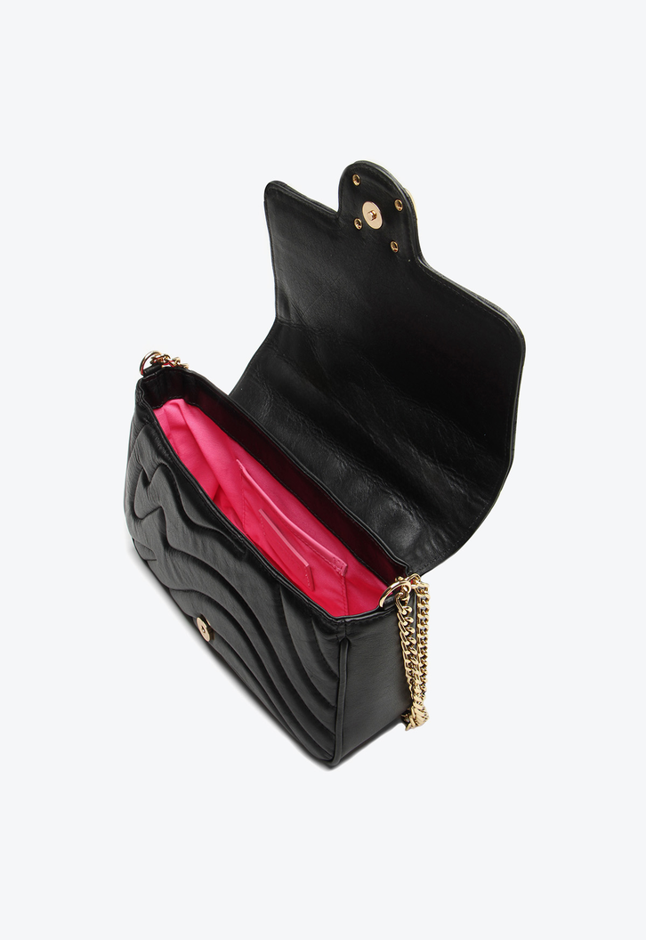 Bolsa Tiracolo Lily Média Preto