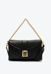 Bolsa Tiracolo Preta Schutz Lorie Couro