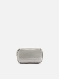 Bolsa Tiracolo Prata Arezzo Pequena Corrente Basic