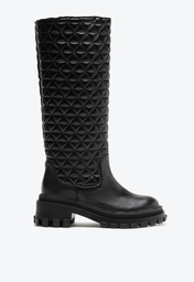 Bota Preta Schutz Couro Pelica