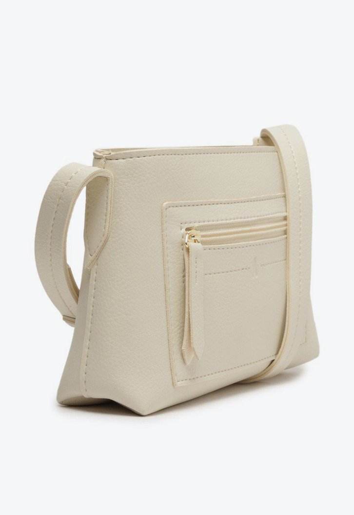 Bolsa Tiracolo Branca Anacapri Bolso Frontal Média