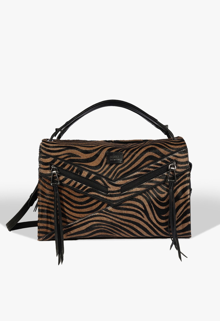 Bolsa Tote New Suri Couro Zebra | ZZ MALL