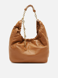 Bolsa Hobo Marrom Arezzo Couro Olívia Grande