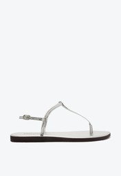 Sandália Slim Prata Monocolor