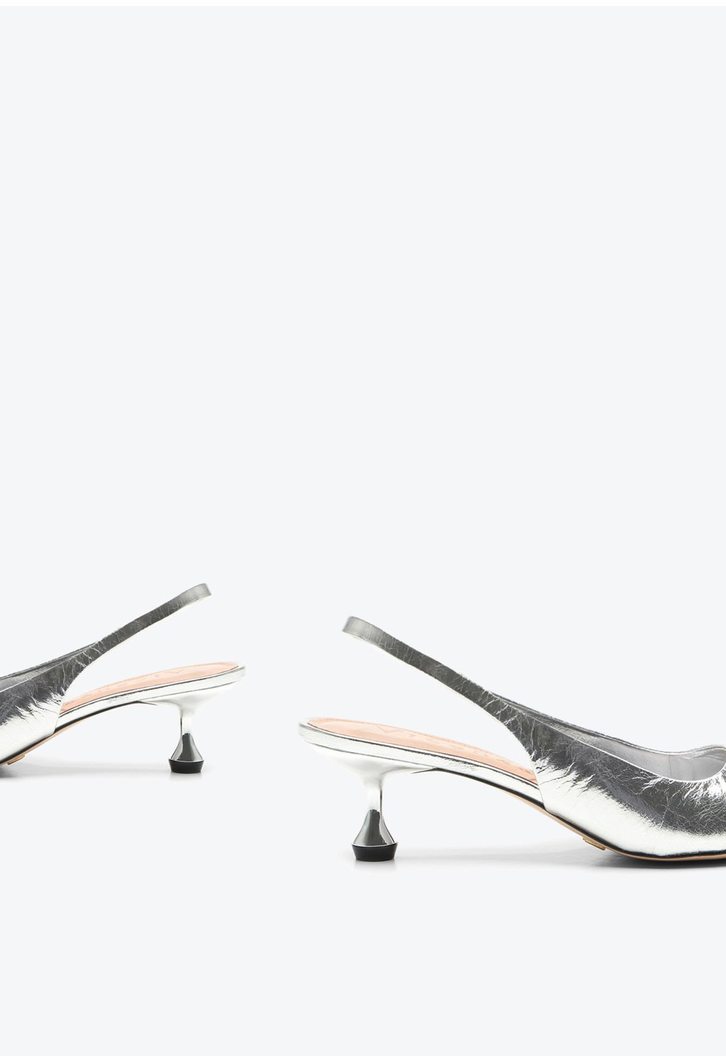 Slingback Anegoda Prata