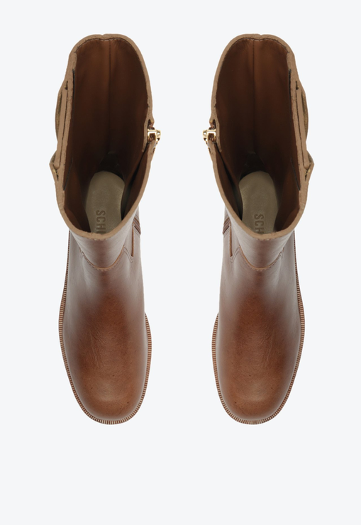 Bota Terrance Couro Marrom