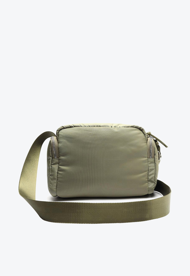 Bolsa Tiracolo Verde Arezzo Nylon Média Bolso