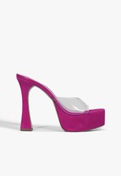 Sandália Mule Rosa Schutz Vinil