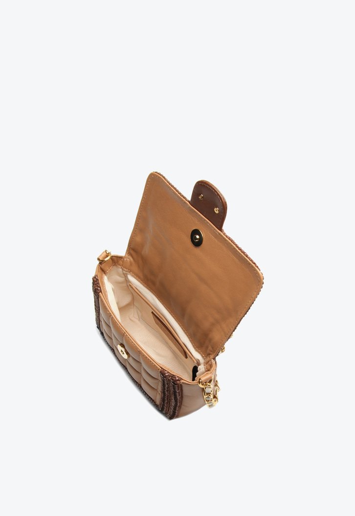 Bolsa Tiracolo Phoebe Pequena Marrom