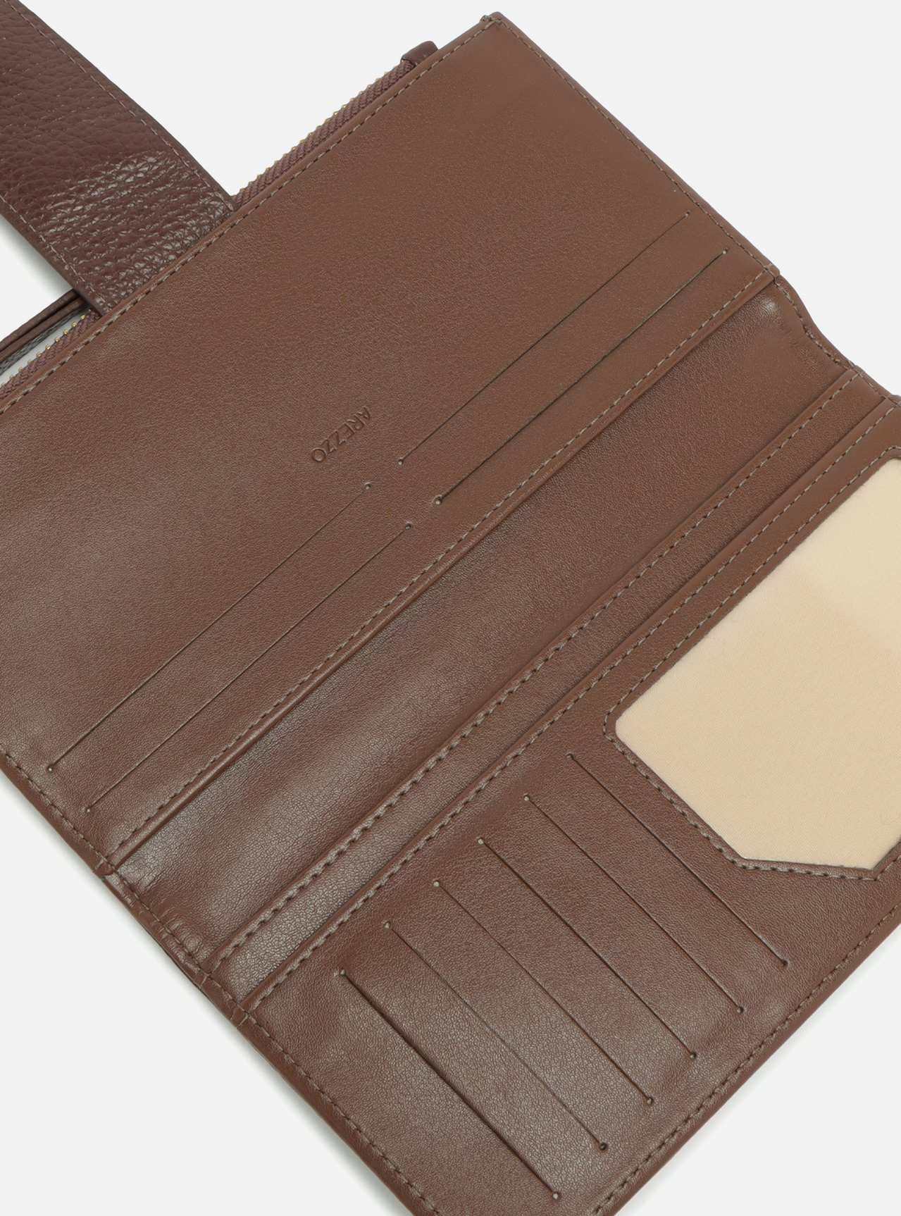 Carteira Marrom Couro Média ARZ | ZZ MALL