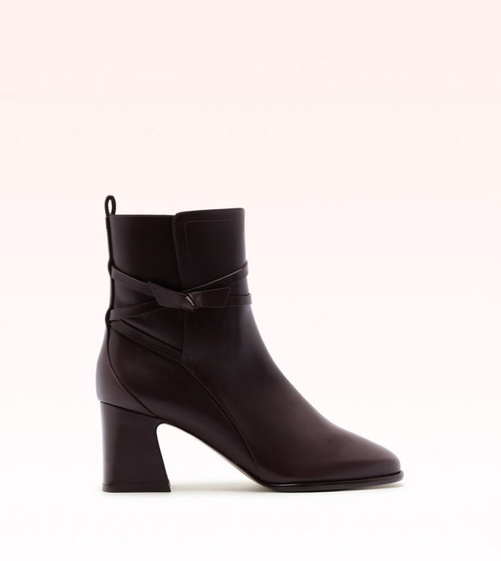 Slim Clarita Bootie 60 Cherry Lacquer
