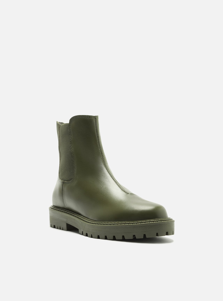 Bota Verde Arezzo Musgo Tratorada