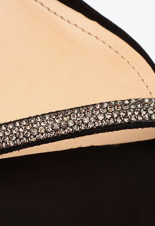 MULE Schutz BLOCK HEEL ARC GLAM BLACK
