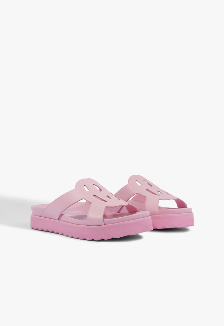 Papete Schutz Logo Couro Rosa