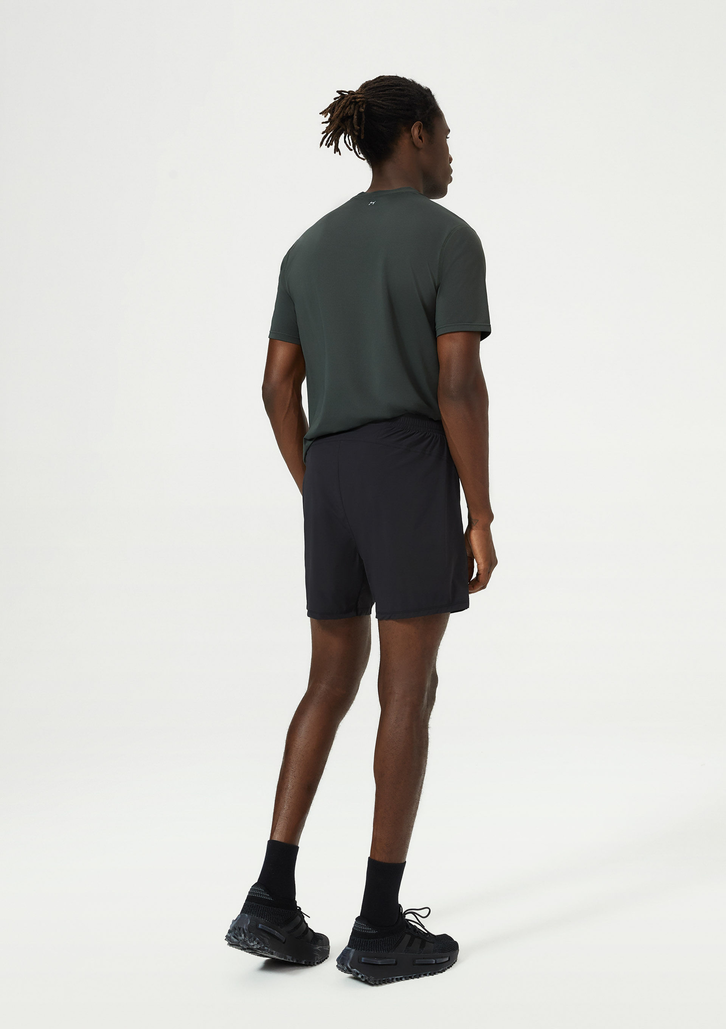 Shorts Esportivo Preto Hering Sports Runner Easy Care