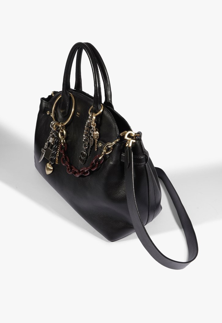 Bolsa Tote Broadway Grande Couro Preta | ZZ MALL