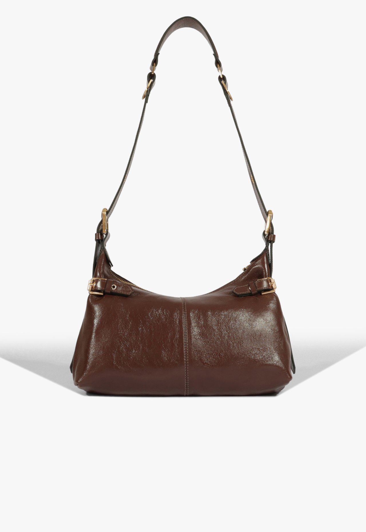 Bolsa Média Bea Couro Marrom | ZZ MALL