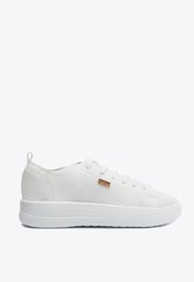 Tênis Branco Anacapri Sola Alta Knit Amarração