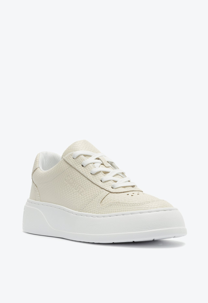 TÊNIS FLATFORM COURO Bege