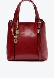 Bolsa Tote Média Madri Chaveiro Vermelha