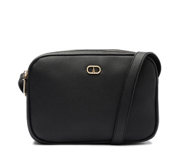 るる Bolsa Tiracolo Média Atemporal Preta | ZZ MALL
