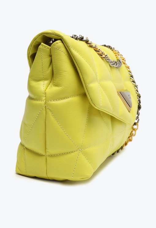 Bolsa Tiracolo Média 944 Soft Couro Verde