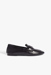 Mocassim Flat Shop Couro Amarelo | ZZ MALL