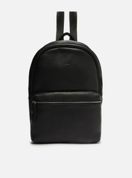 Mochila Preta Arezzo Couro Grande Bolso Frontal