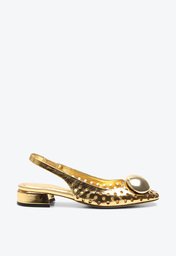 Slingback Dourado Vicenza Margot