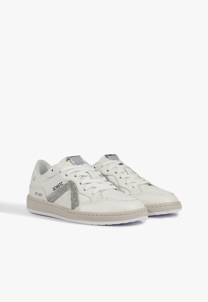 Tênis Branco Schutz St001 Couro