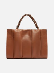 Bolsa Tote Marrom Arezzo Couro Milano Média