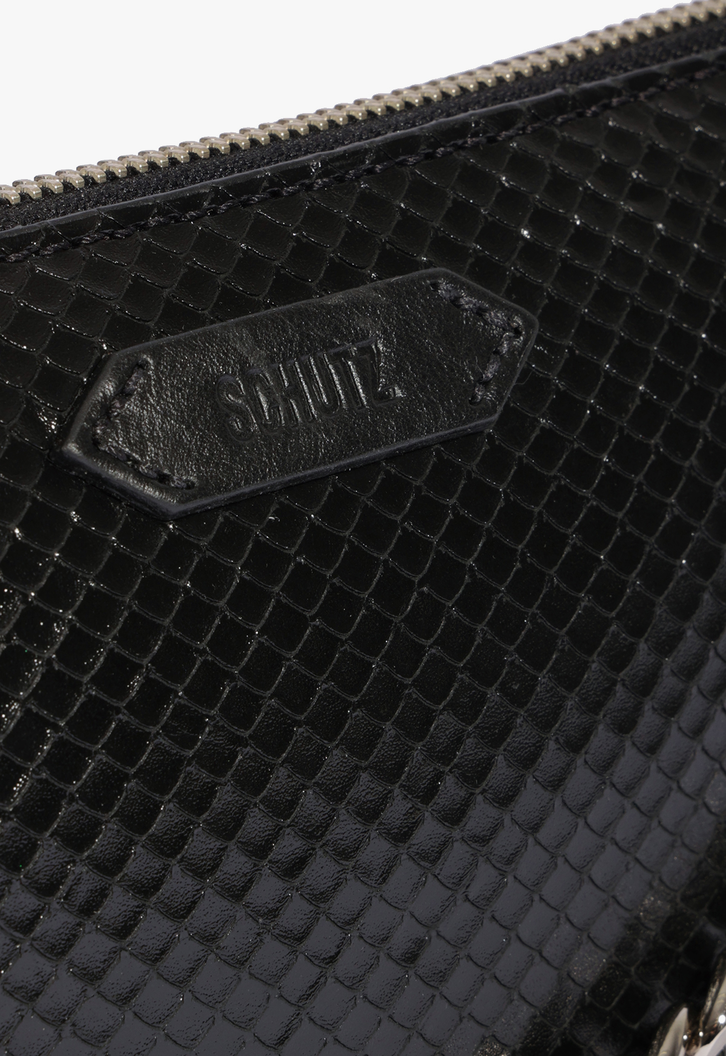 Bolsa Tiracolo Preta Schutz Emmy Snake