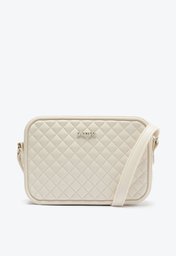 Bolsa Crossbody Branca Anacapri Média Matelassê Triangular