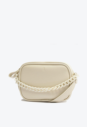 Bolsa Crossbody Branca Anacapri Corrente Monocromática Pequena