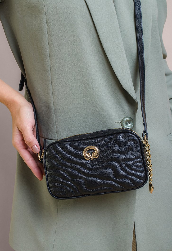 Bolsa Tiracolo Preto Vicenza Tamara Pequena