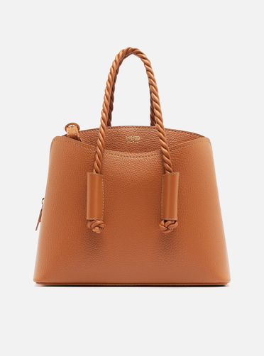 Bolsa Tote Marrom Arezzo Giorno Grande Alça Trançada | ZZ MALL