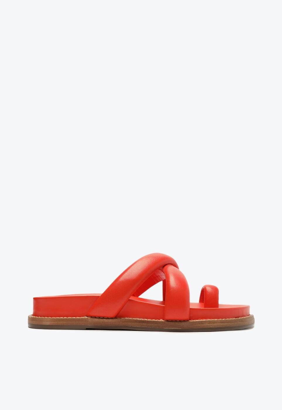 Sandália Papete Vermelha | ZZ MALL