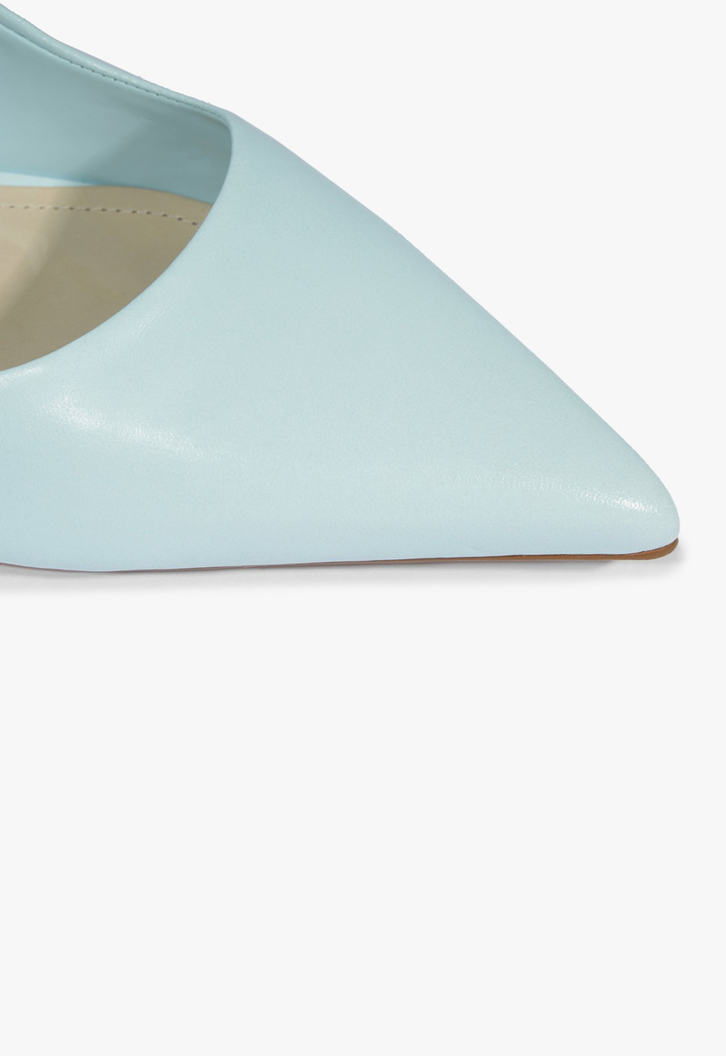 Sapato Scarpin Couro azul