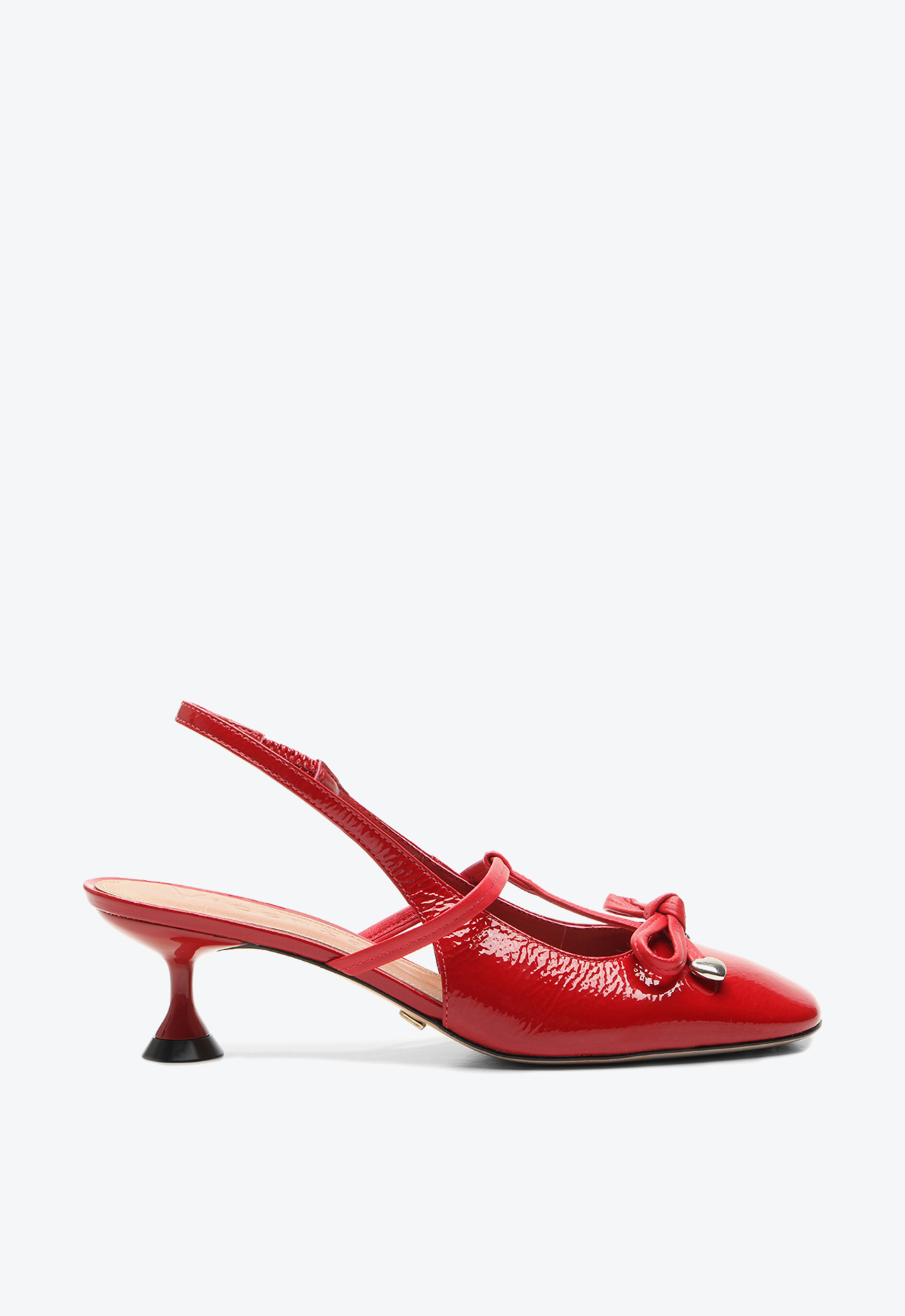 雀 Slingback Vermelho Vicenza Brigitte | ZZ MALL