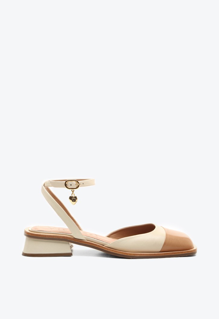 Slingback Branco Vicenza Bess