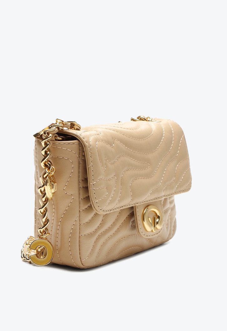 Bolsa Tiracolo Bege Vicenza Emily Pequena