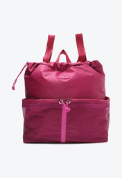 Bolsa Rosa Arezzo Brizza Grande Nylon