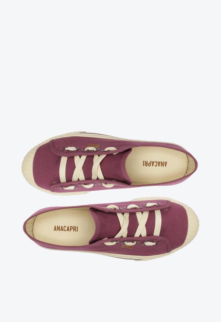 Tênis de Amarrar Roxo Magenta Alê Lona