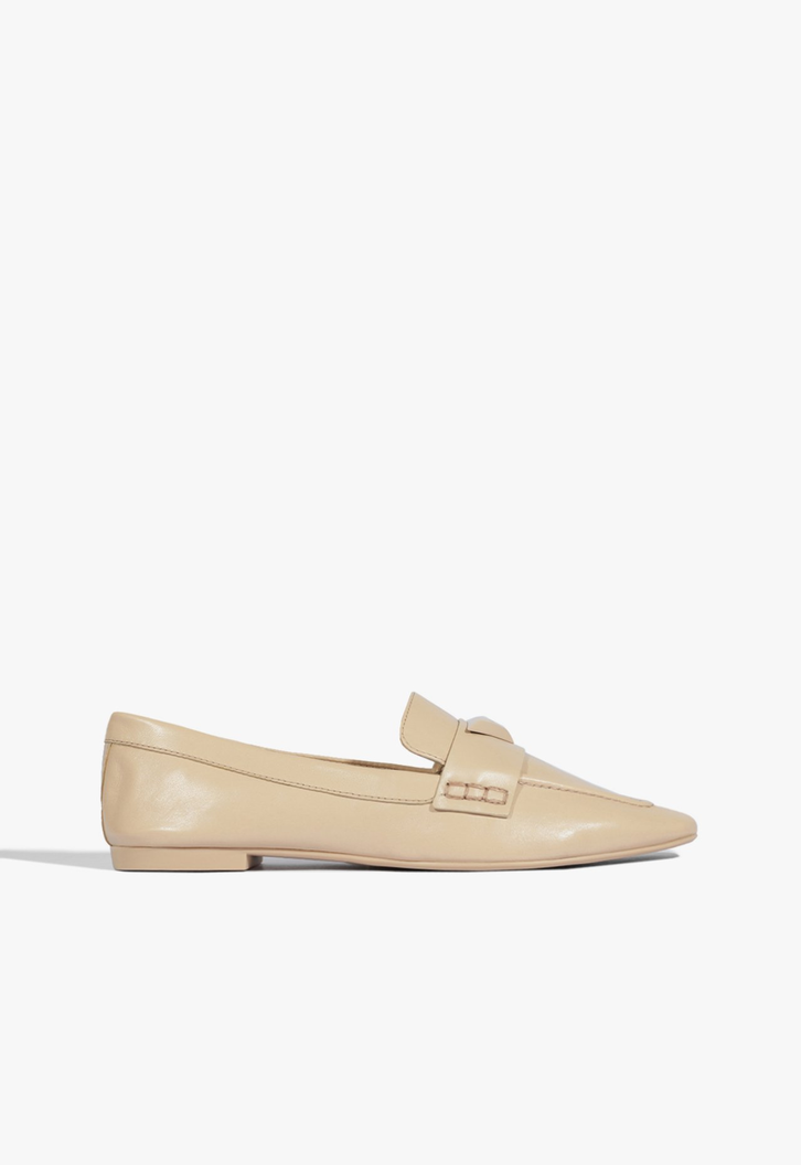 Mocassim Couro Nude