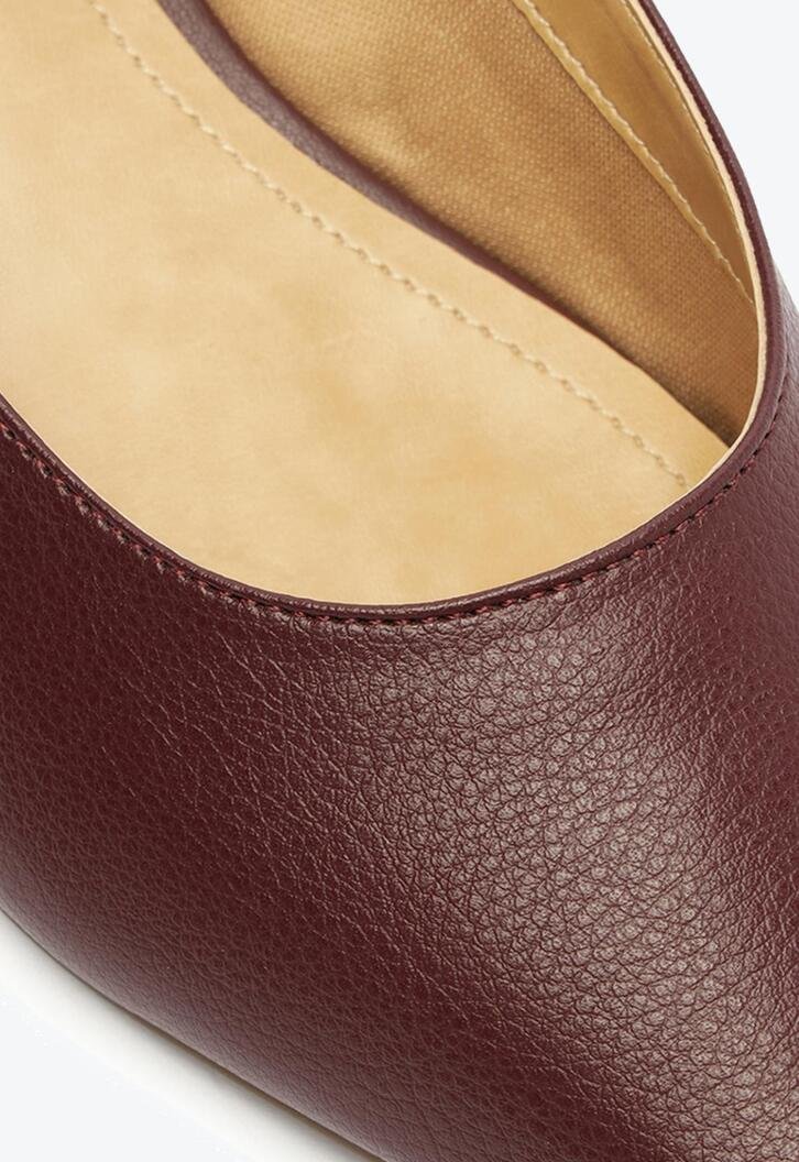 Sapatilha Slingback Bico Fino Roxo