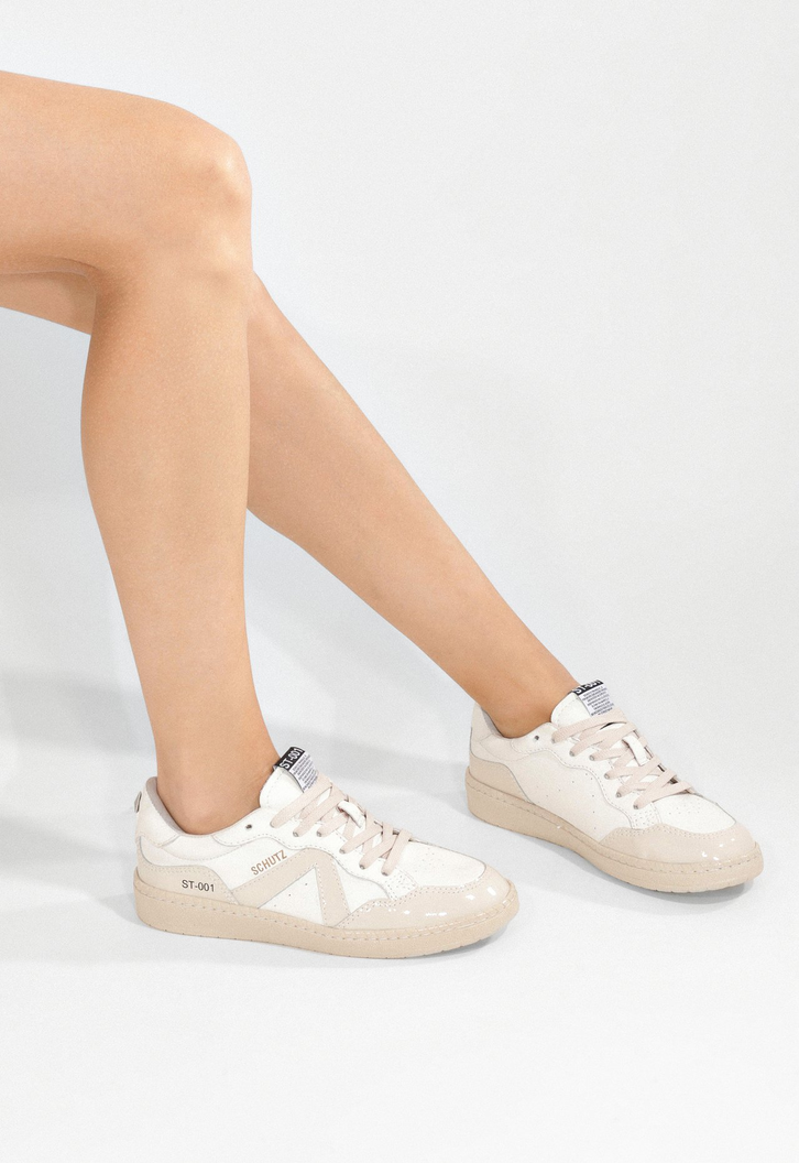Tênis ST 001 Couro Branco